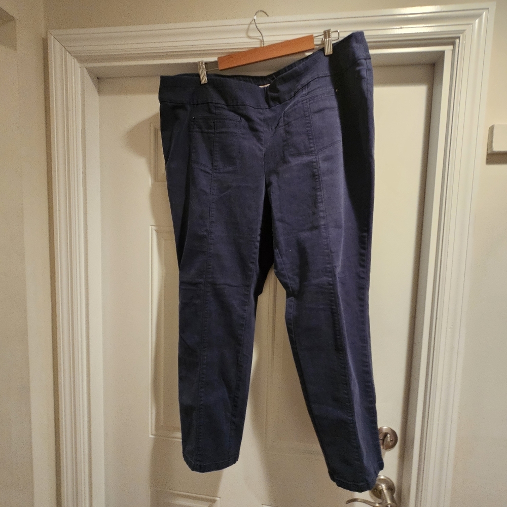 Style & Co. Blue Trousers with Relaxed Fit